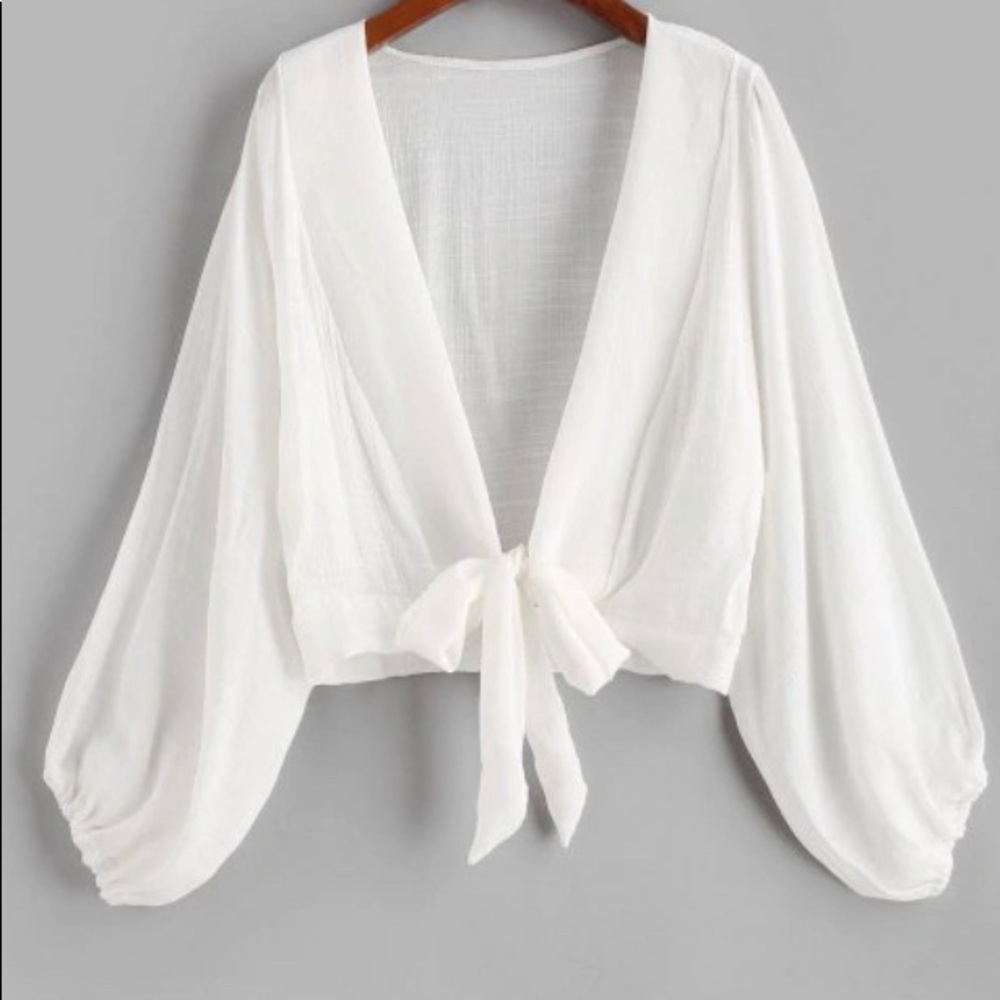 Tie Knot bishop sleeve cover up